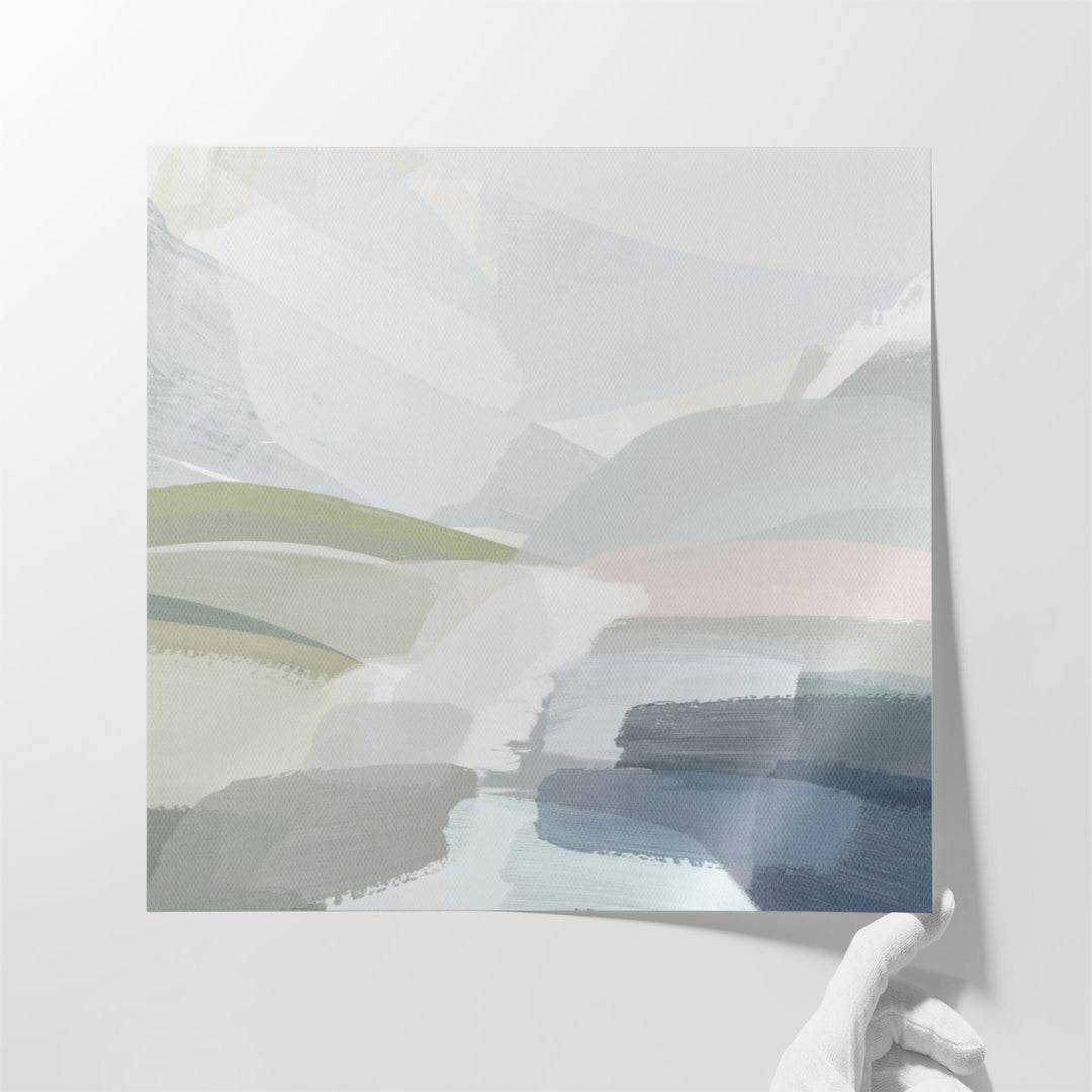 Brush Stroke Landscape - Canvas Print Wall Art