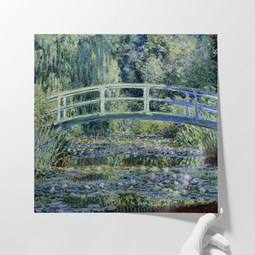 Water Lilies and Japanese Bridge, 1899 - Canvas Print Wall Art