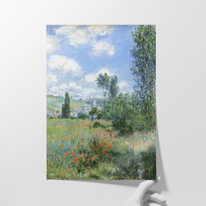View of Vetheuil, 1880 - Canvas Print Wall Art