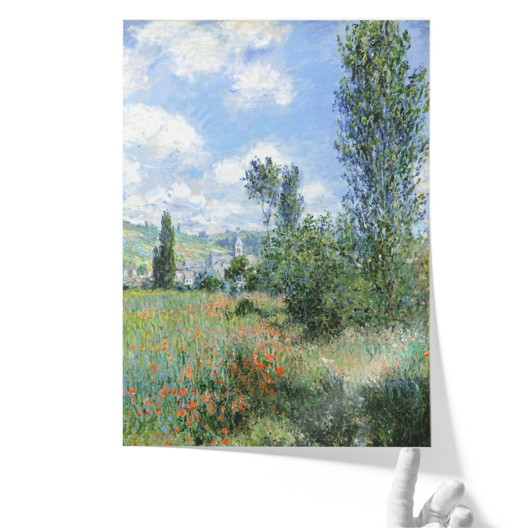 View of Vetheuil, 1880 - Canvas Print Wall Art