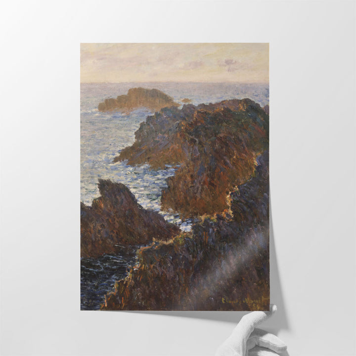 Rocks at Belle-Isle, Port-Domois, 1886 - Canvas Print Wall Art