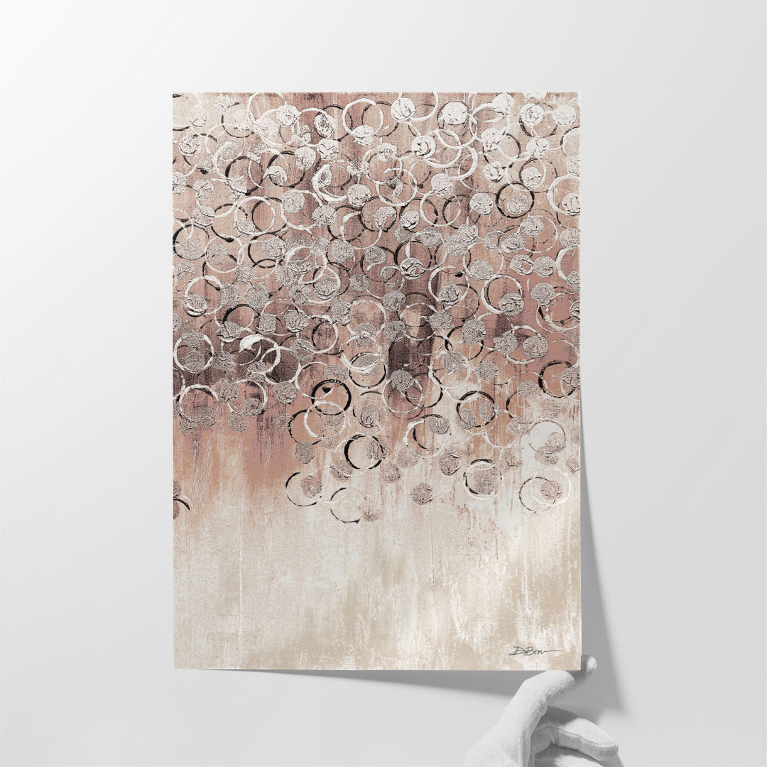 Blush Drops 2 - Canvas Print Wall Art