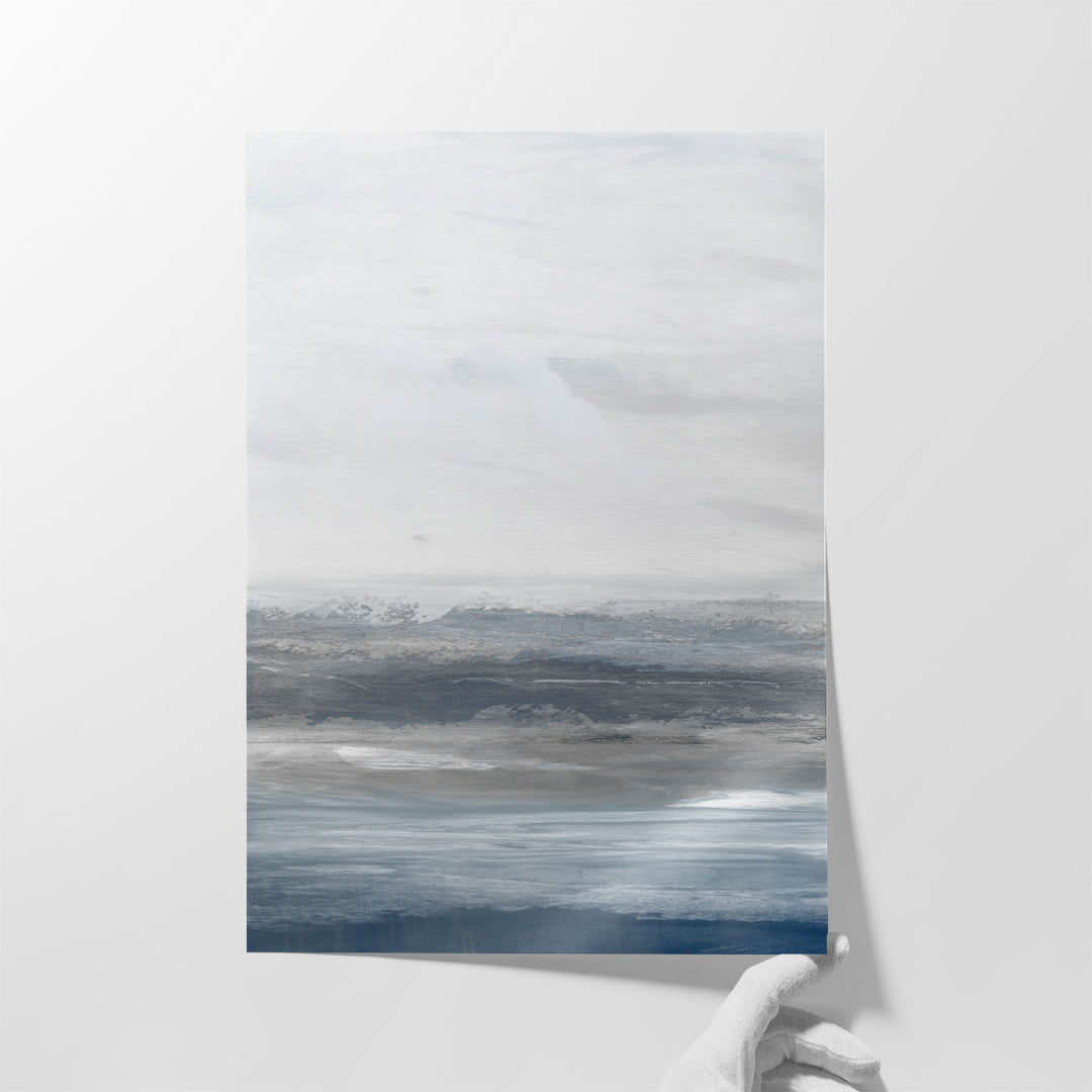 Distorded Oceanscape 1 - Canvas Print Wall Art