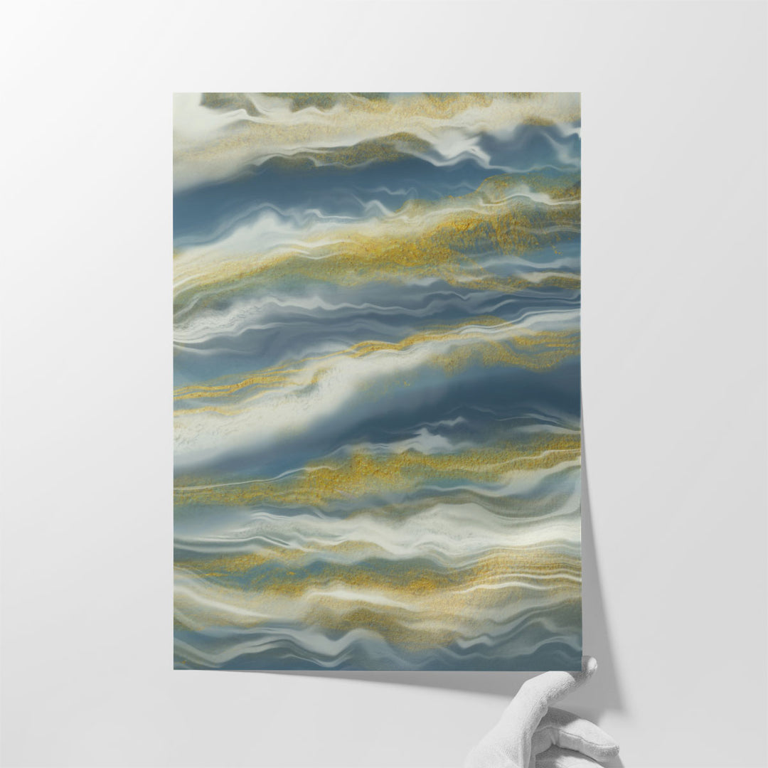 Ocean Gold 2 - Canvas Print Wall Art