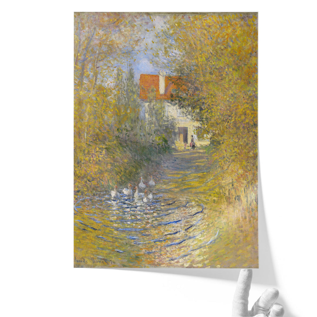 The Geese, 1874 - Canvas Print Wall Art