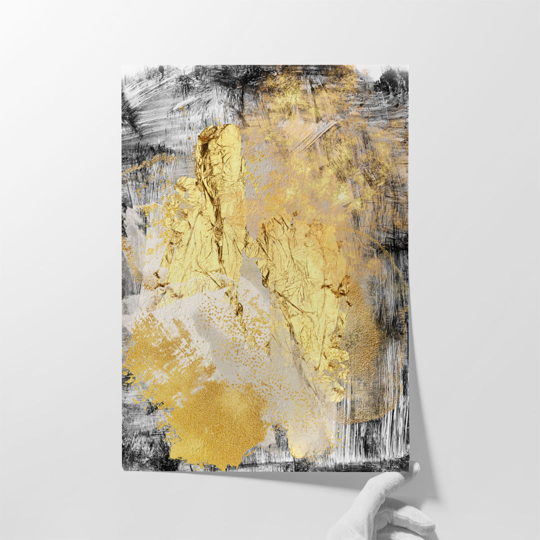 Abstract Foil - Canvas Print Wall Art