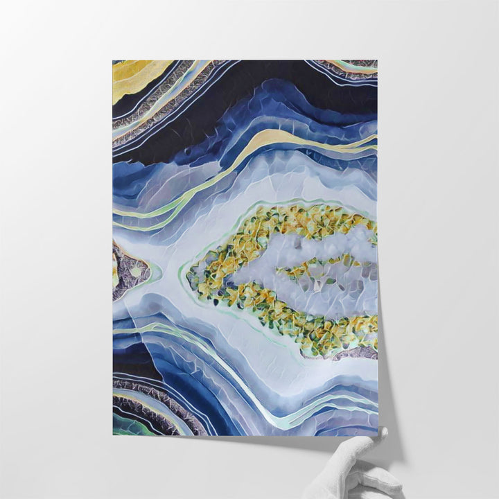 Abstract Geode - Canvas Print Wall Art