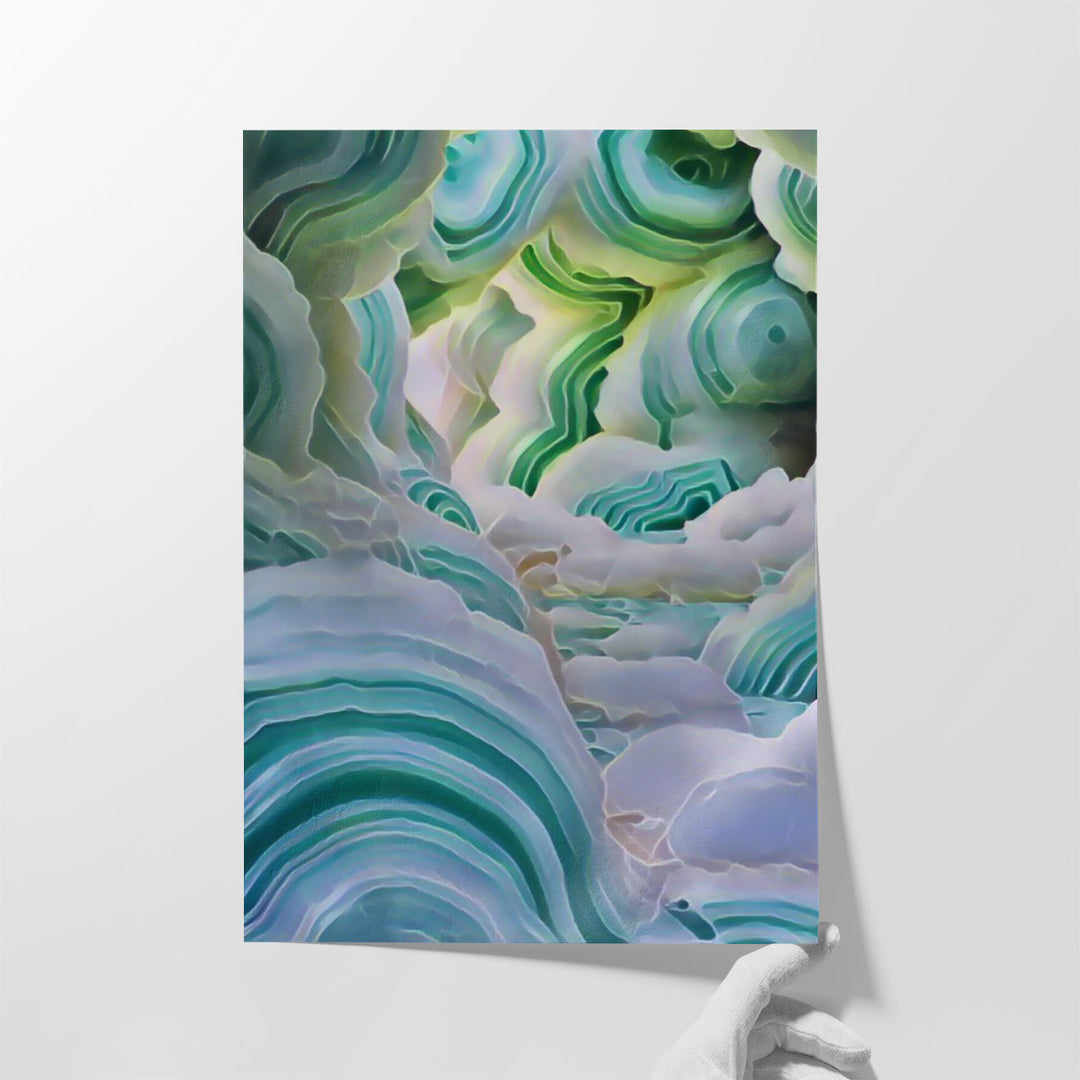 Inside A Geode - Canvas Print Wall Art