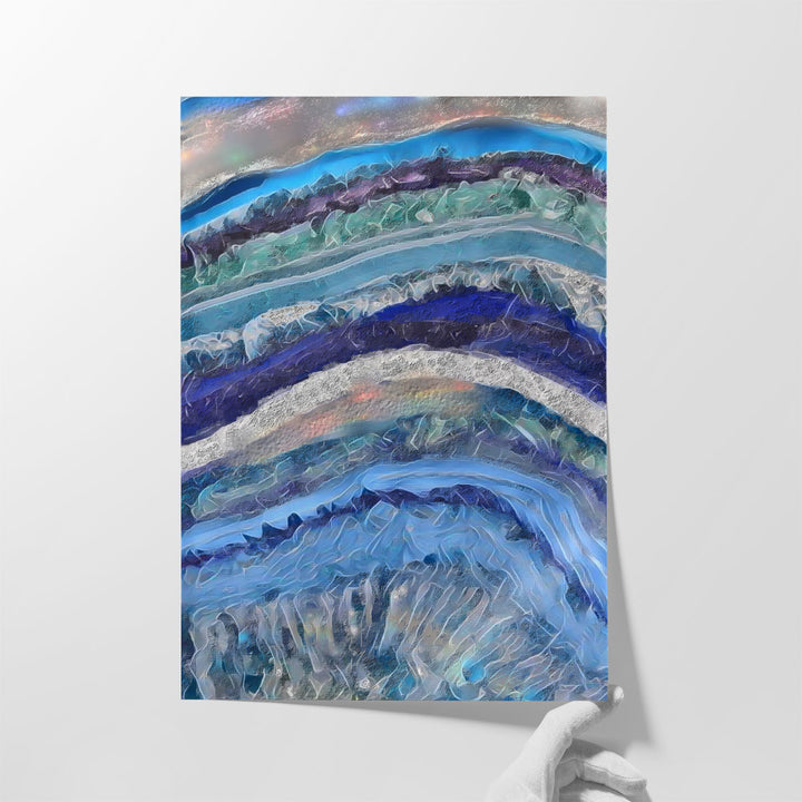 Artic Geode - Canvas Print Wall Art