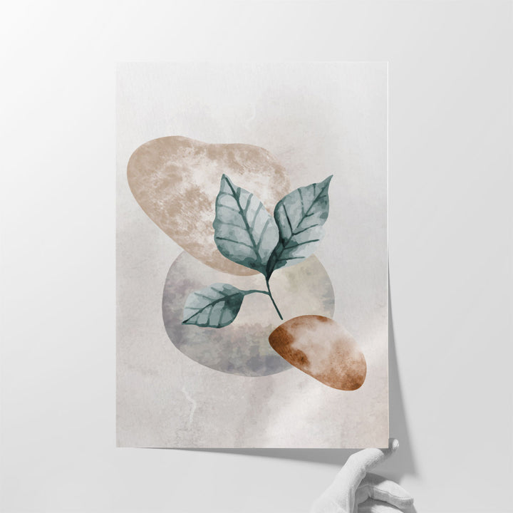 Stone Leaf 1 - Canvas Print Wall Art