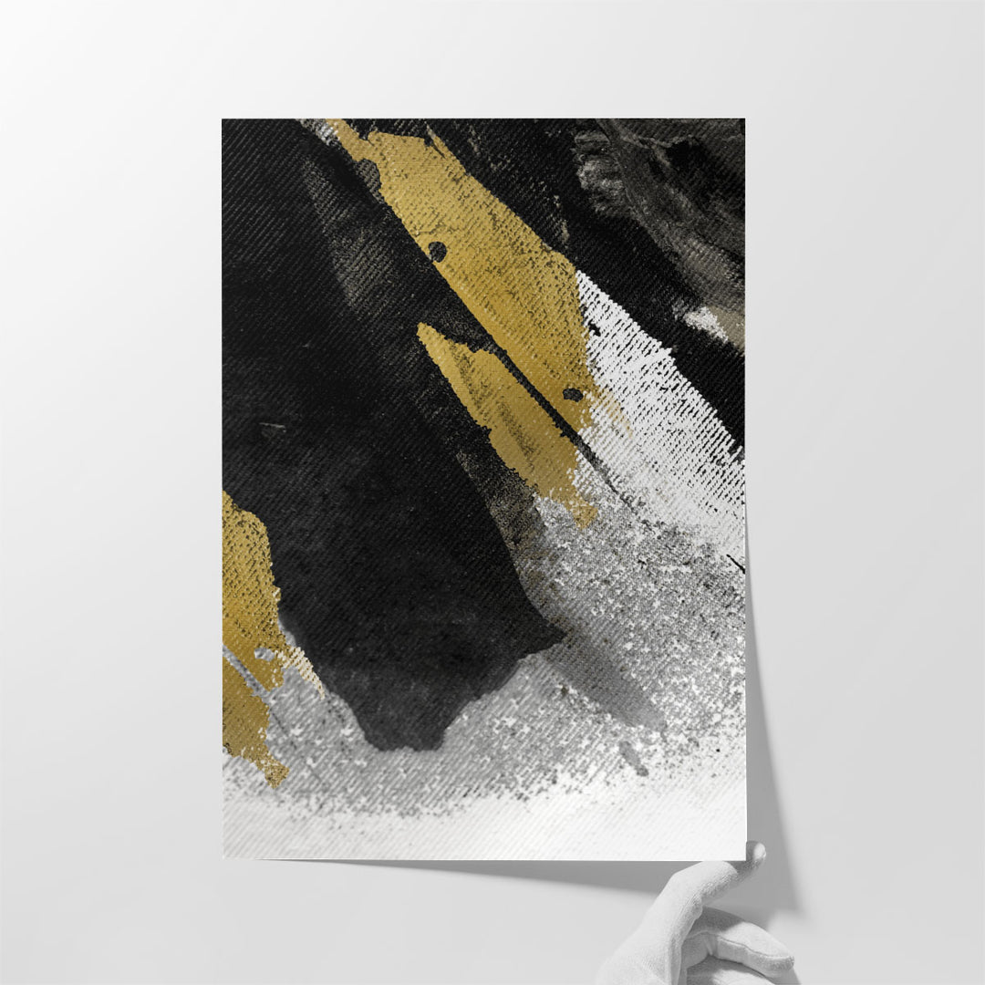 Black Strokes 2 - Canvas Print Wall Art