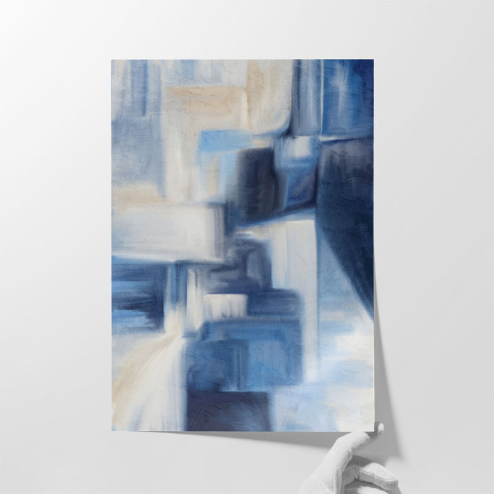 Blues Motion 2 - Canvas Print Wall Art