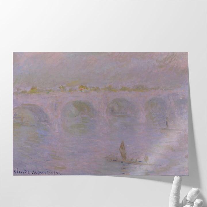 Waterloo Bridge, 1902 - Canvas Print Wall Art