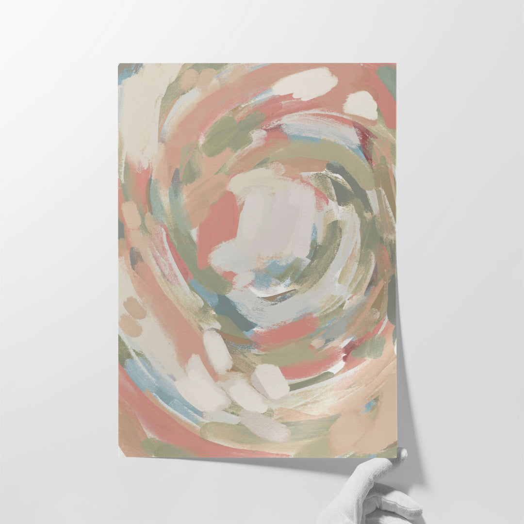 Abstract Energy Spring Colors - Canvas Print Wall Art