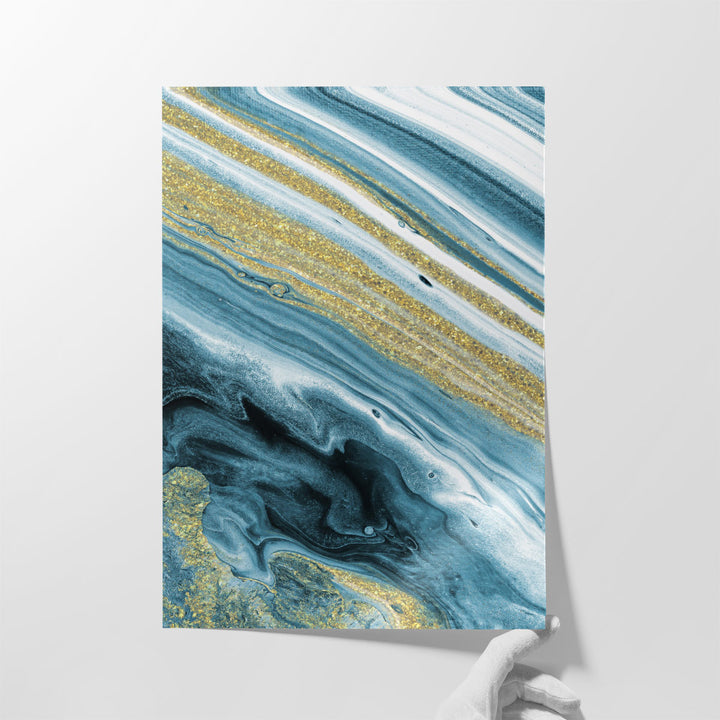 Atmospheric Golden Conclusions 1 - Canvas Print Wall Art