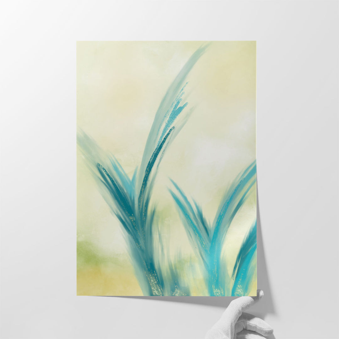 Abstract Bluegrass 1 - Canvas Print Wall Art