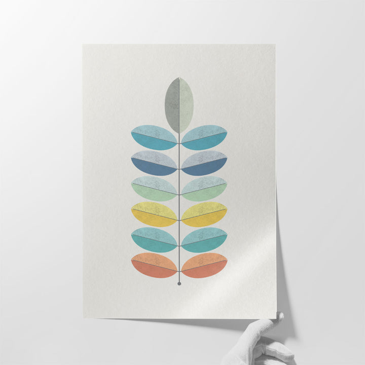 Mid Century Brights 2 - Canvas Print Wall Art