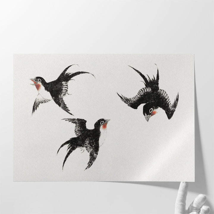 Birds, from Album of Sketches, 1814 - Canvas Print Wall Art