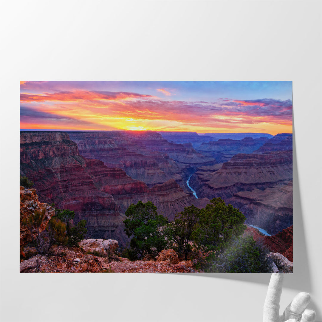 Canyon Sunset I - Canvas Print Wall Art