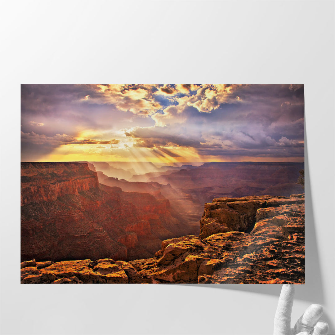 Canyon Sunset II - Canvas Print Wall Art