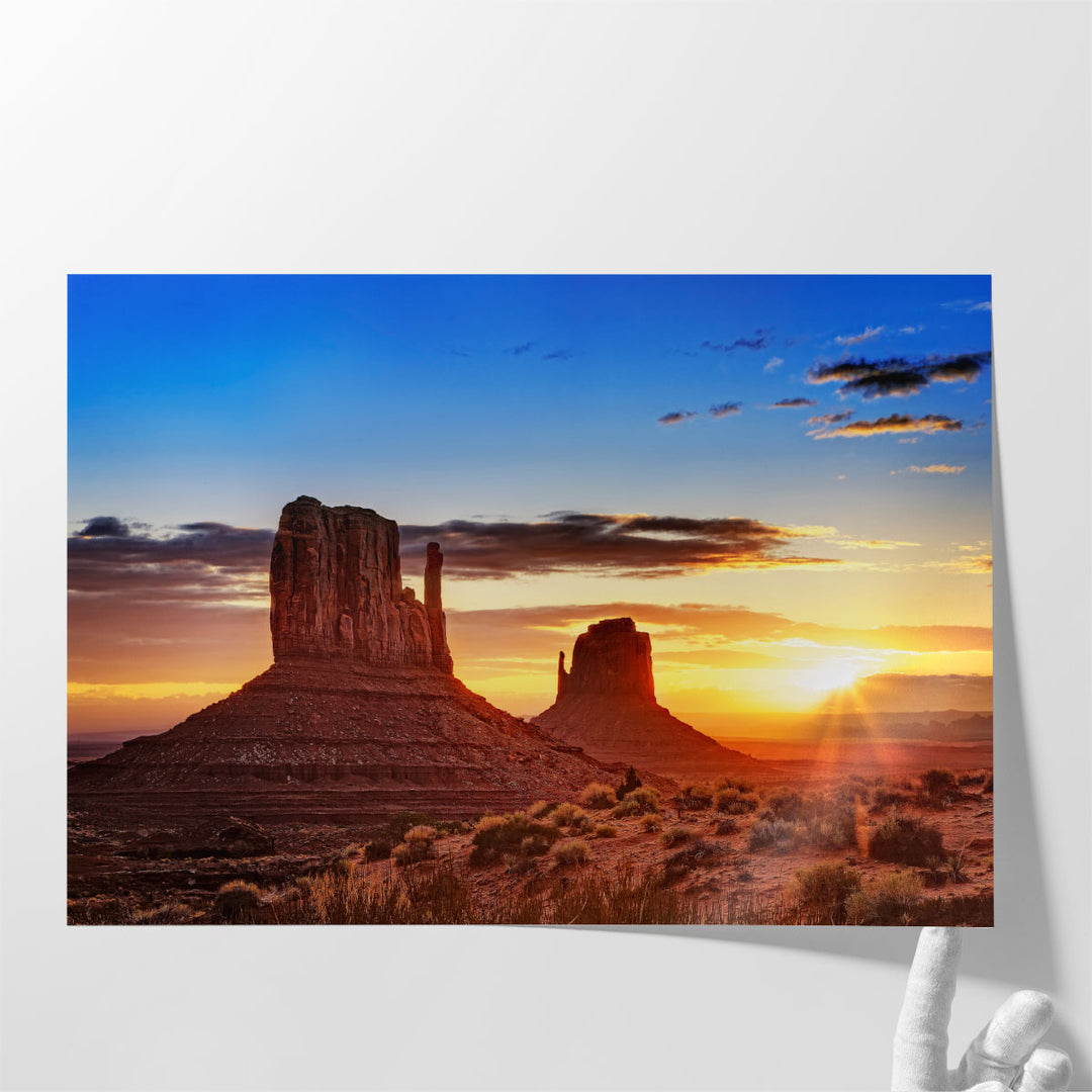 Canyon Sunset III - Canvas Print Wall Art