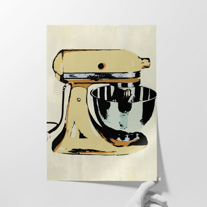 Retro Kitchen Appliance IV - Canvas Print Wall Art