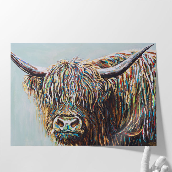 Woolly Highland I - Canvas Print Wall Art