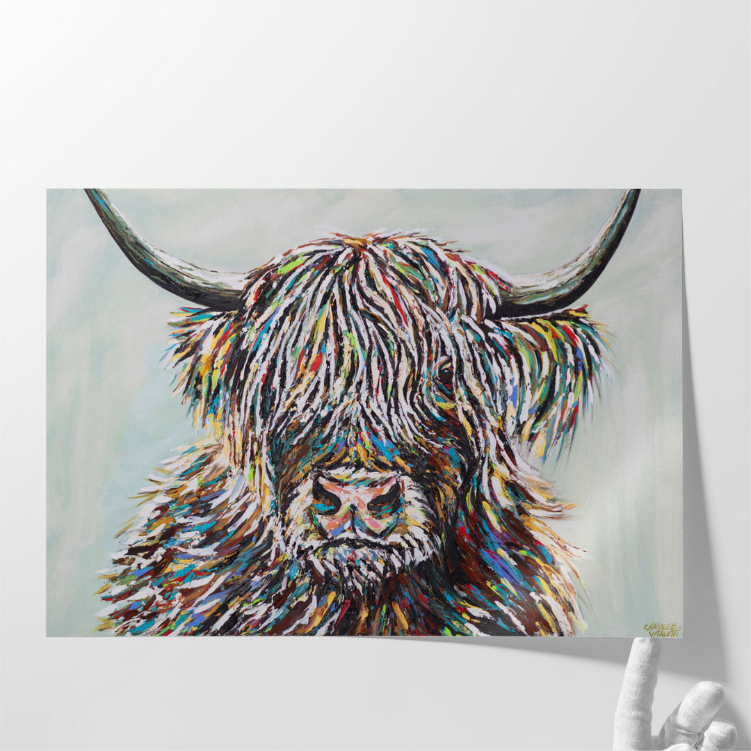 Woolly Highland II - Canvas Print Wall Art