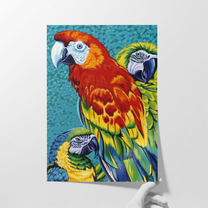 Birds In Paradise III - Canvas Print Wall Art