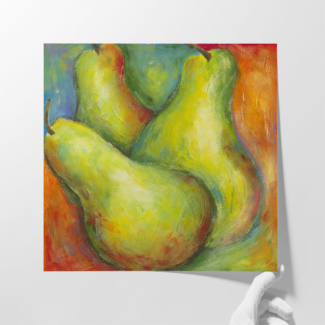 abstract artwork – colorful kitchen accent