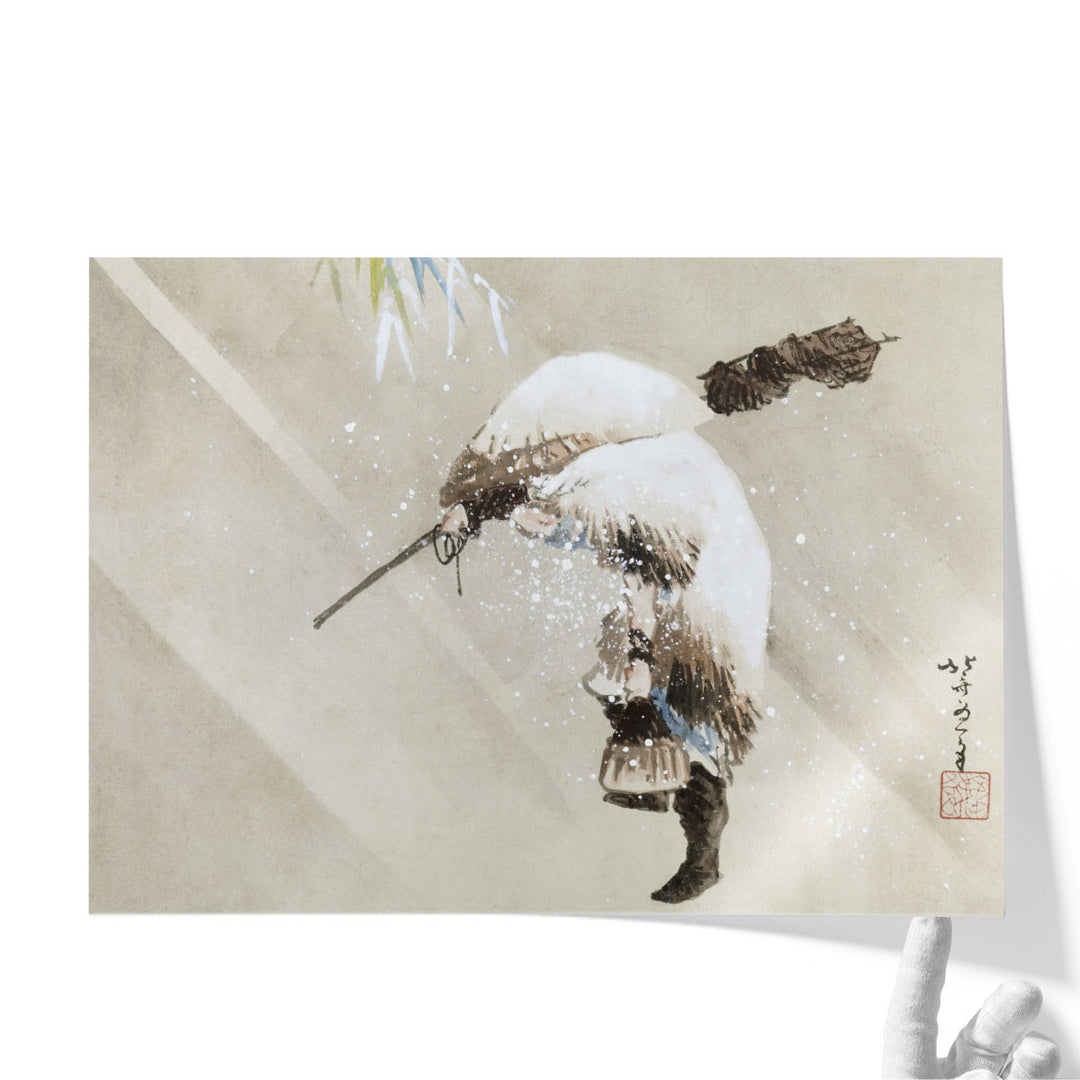 Fisherman in a Snow, 1821 - Canvas Print Wall Art
