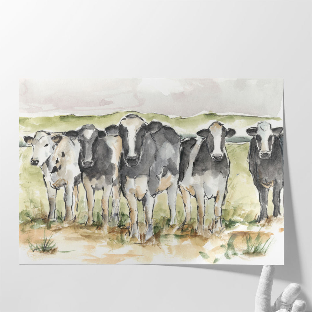 Field Days II - Canvas Print Wall Art