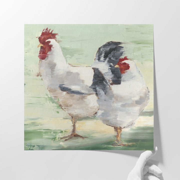 Chicken Run II - Canvas Print Wall Art