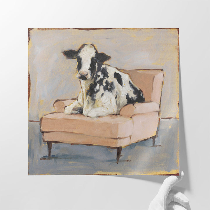 Moo-ving In II - Canvas Print Wall Art