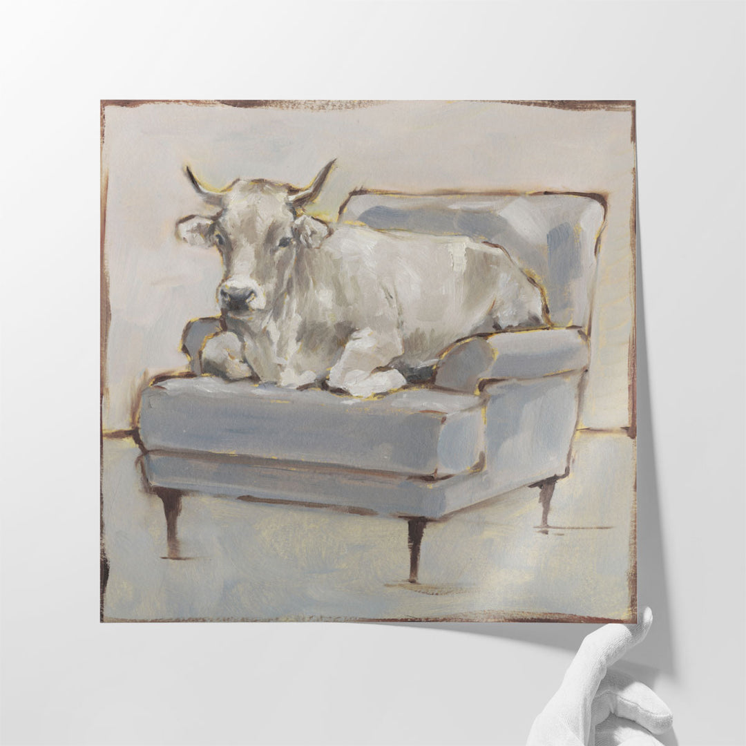 Moo-ving In III - Canvas Print Wall Art