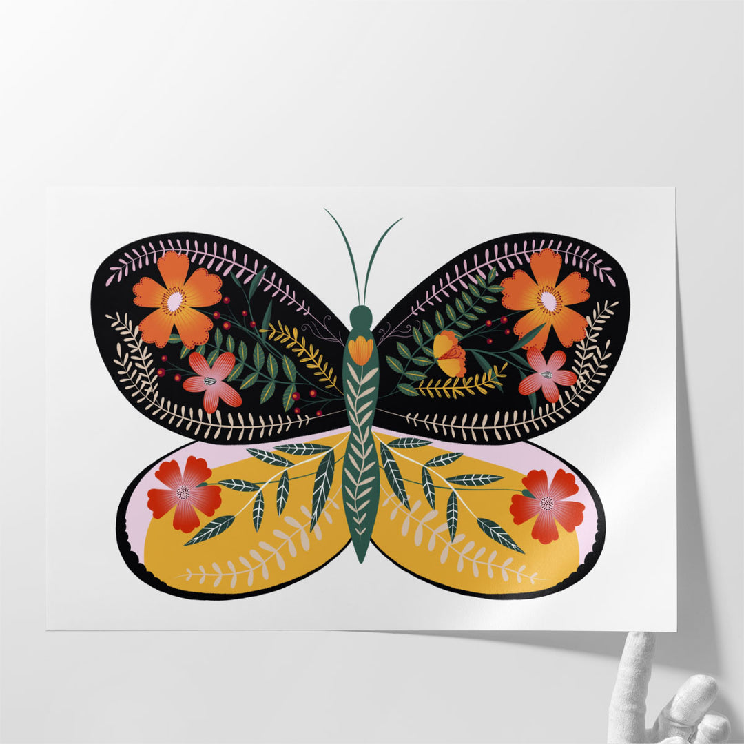 Butterfly Petals II - Canvas Print Wall Art