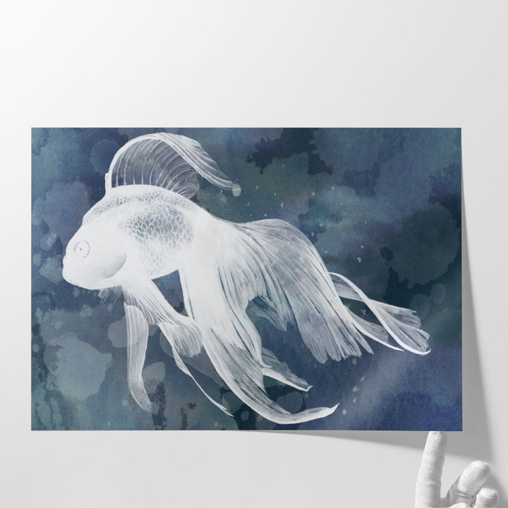 Indigo Fish I - Canvas Print Wall Art