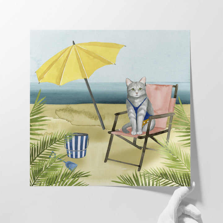 Coastal Kitties II - Canvas Print Wall Art