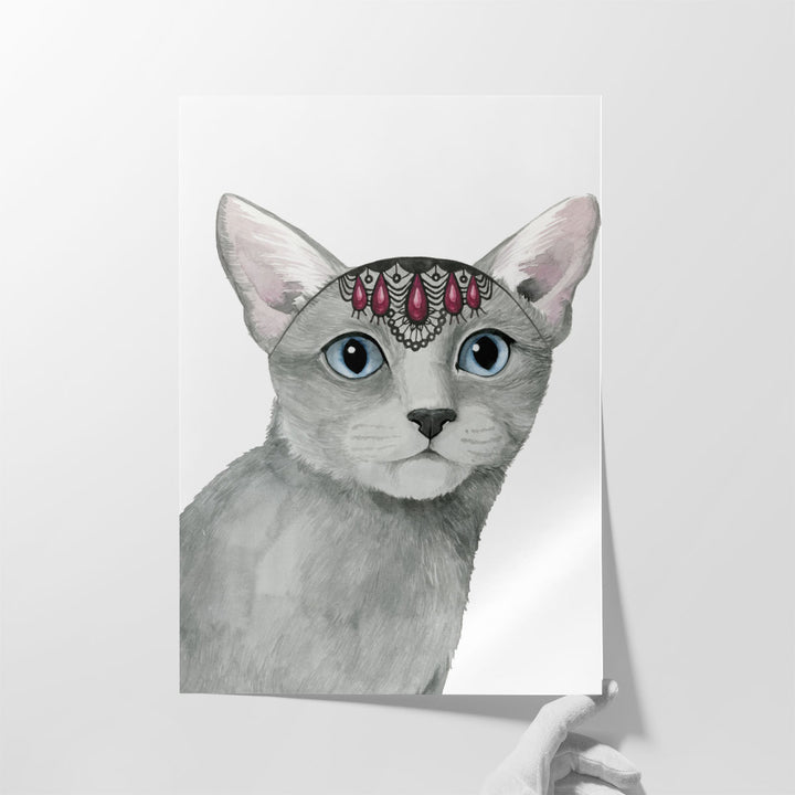 Downton Cat I - Canvas Print Wall Art