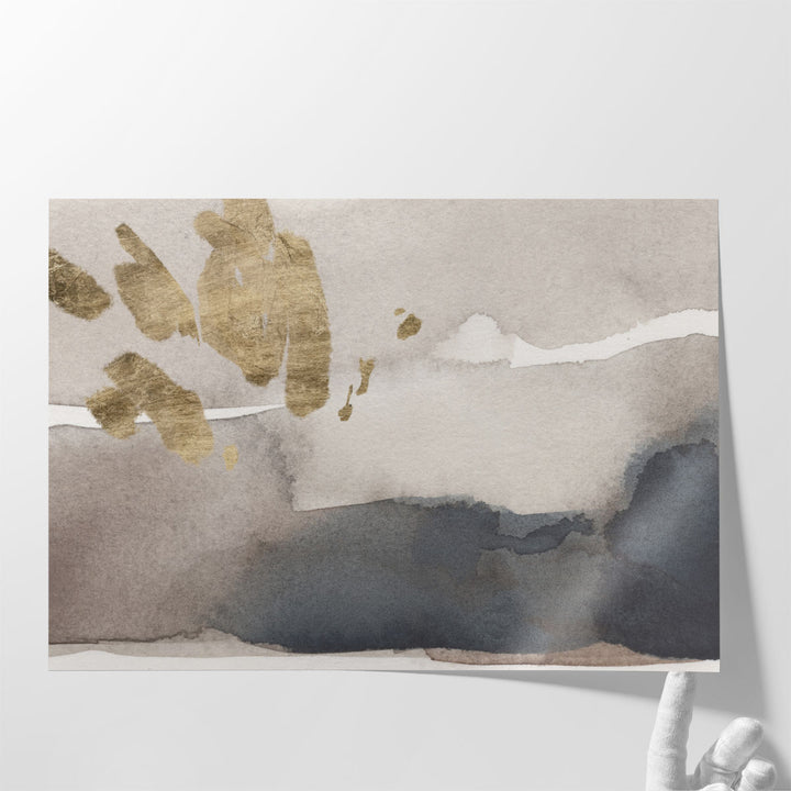 Watercolor with Gold III - Canvas Print Wall Art