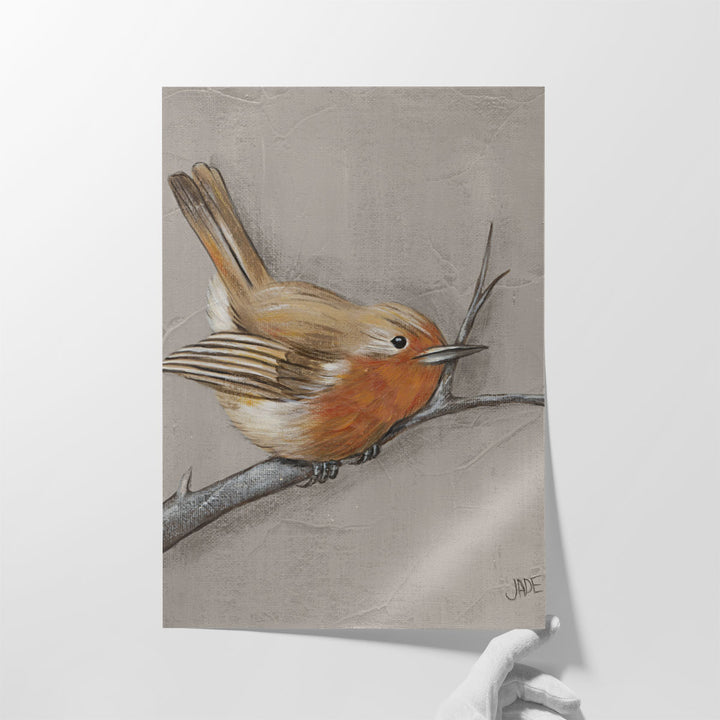 Winter Bird II - Canvas Print Wall Art