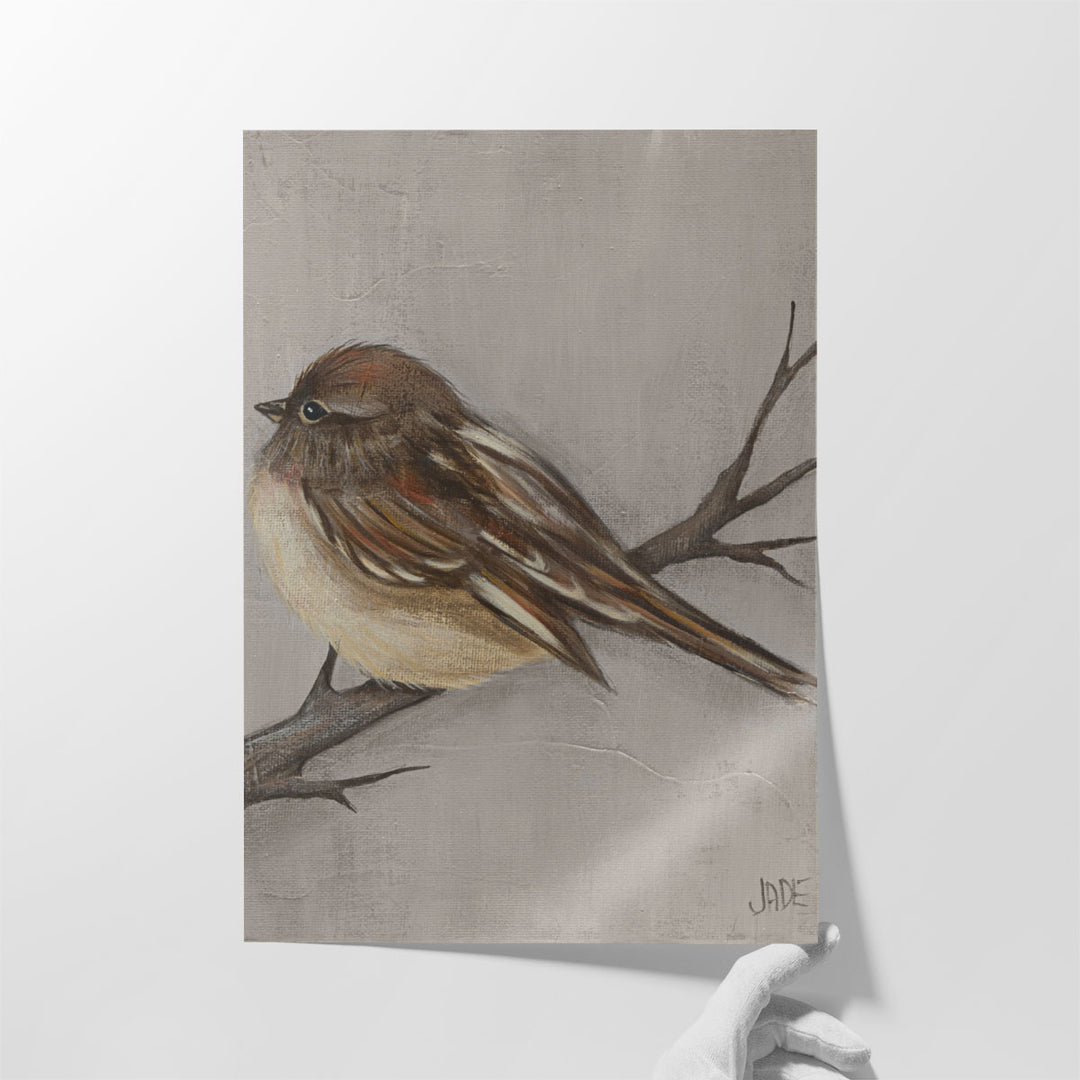 Winter Bird III - Canvas Print Wall Art