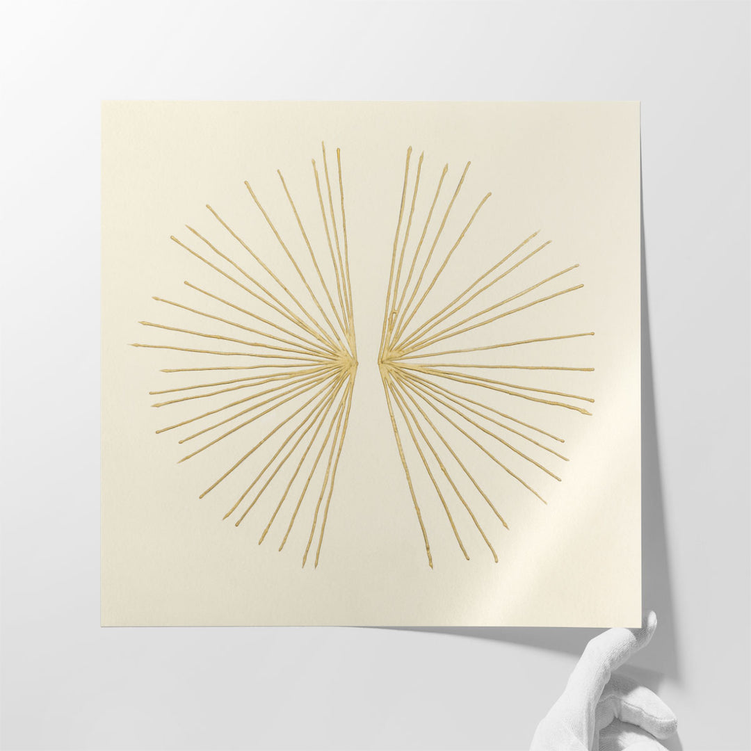 Golden Burst I - Canvas Print Wall Art