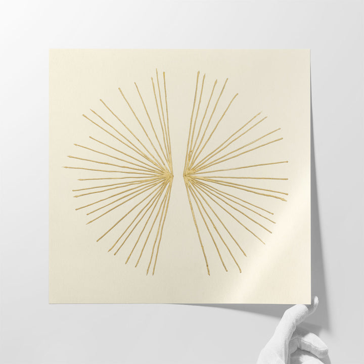 Golden Burst I - Canvas Print Wall Art