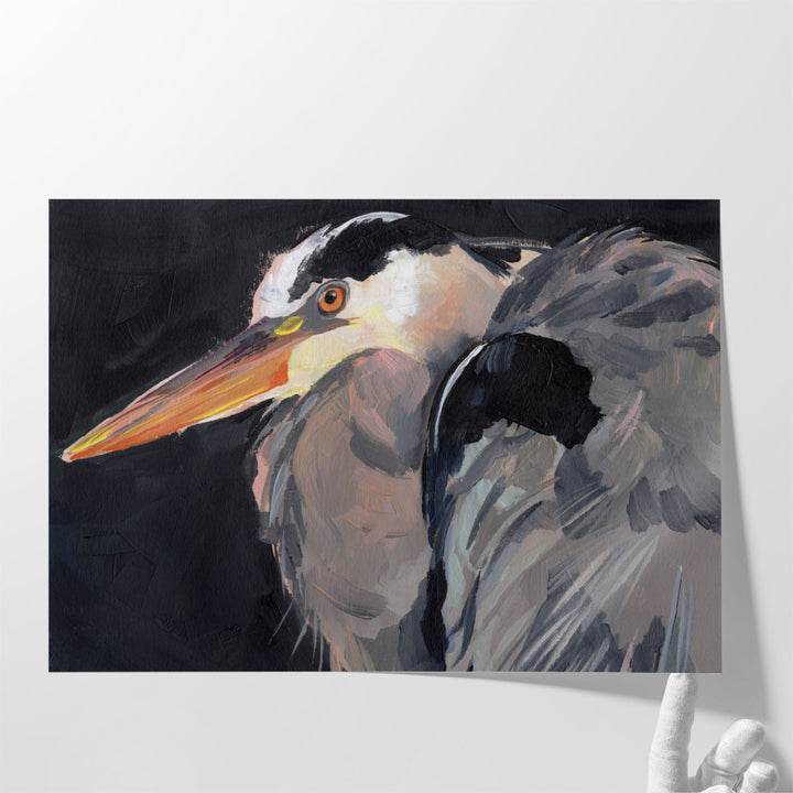 Great Heron II - Canvas Print Wall Art