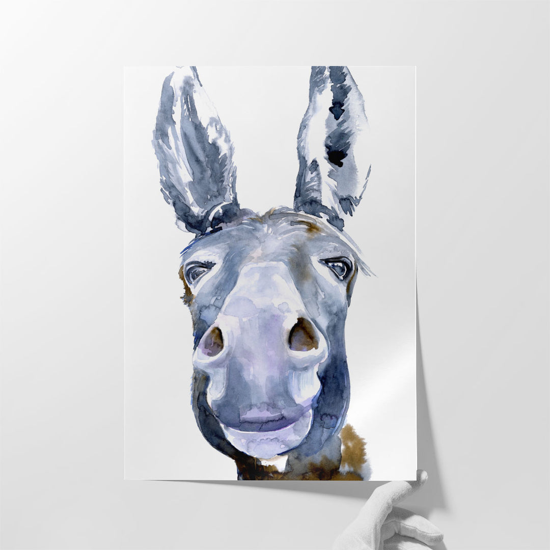 Sweet Donkey I - Canvas Print Wall Art