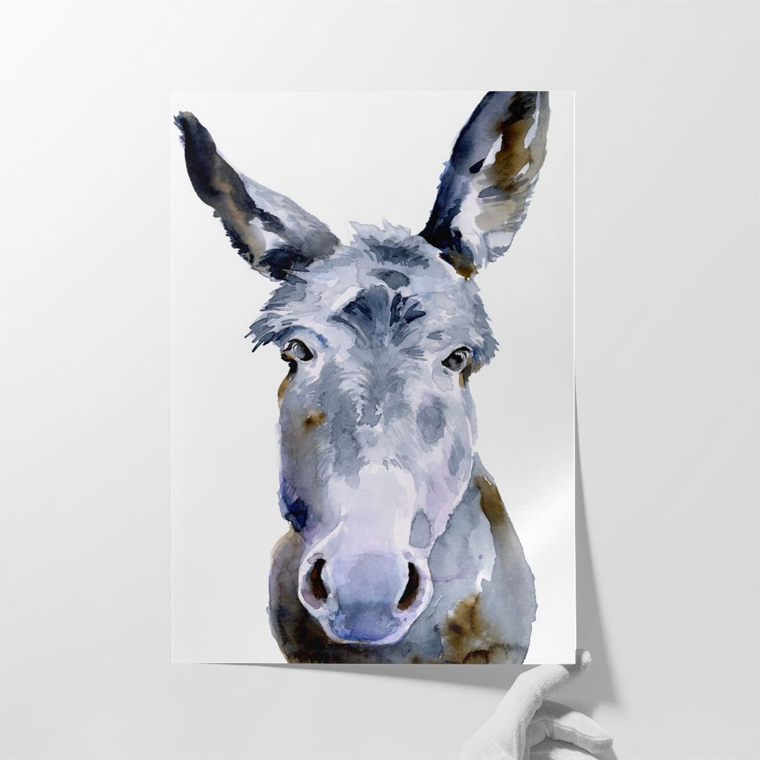 Sweet Donkey II - Canvas Print Wall Art