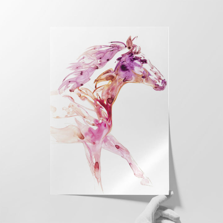 Garnet Horse IV - Canvas Print Wall Art