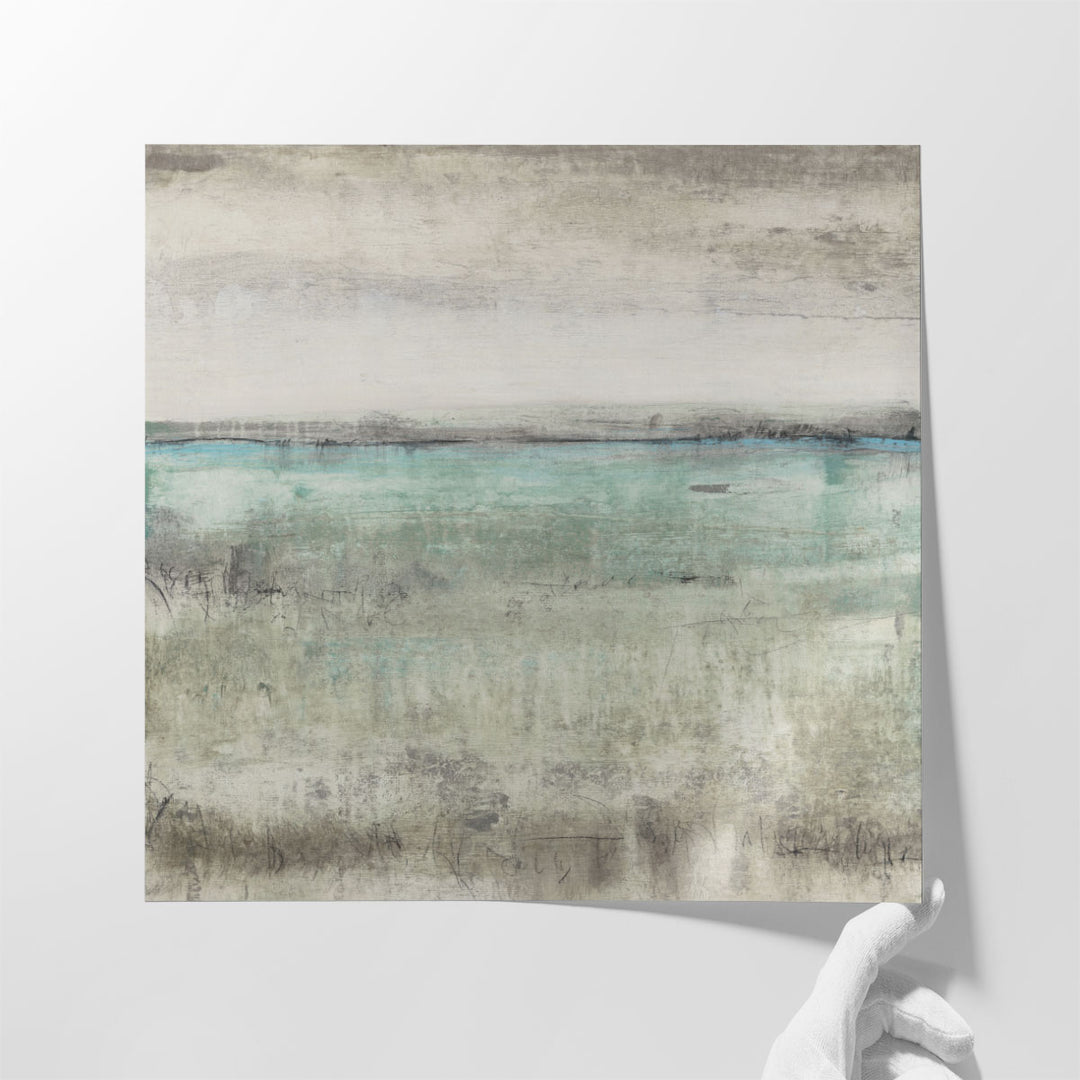 Aqua Horizon II - Canvas Print Wall Art