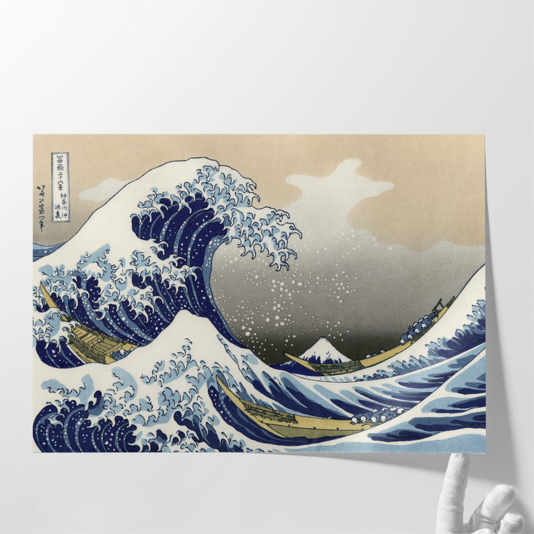 The Great Wave at Kanagawa, 1829 - Canvas Print Wall Art